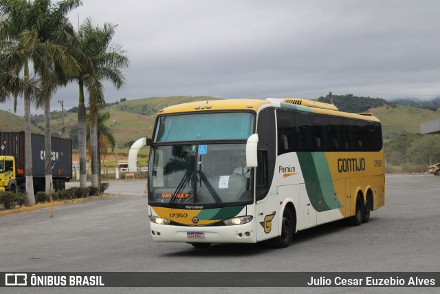 Empresa Gontijo de Transportes 17350 na cidade de Roseira, São Paulo, Brasil, por Julio Cesar Euzebio Alves. Número da foto: #12112008.