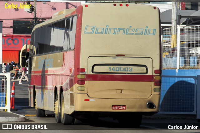 Auto Viação Goianésia 140003-8 na cidade de Goiânia, Goiás, Brasil, por Carlos Júnior. Número da foto: #12112109.