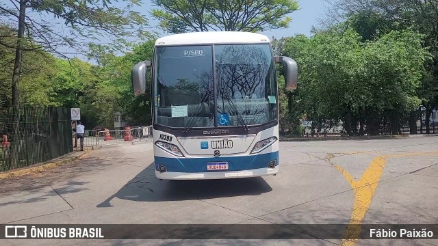 Expresso União 10398 na cidade de São Paulo, São Paulo, Brasil, por Fábio Paixão. Número da foto: #12113243.