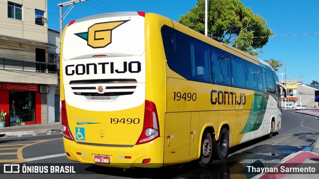 Empresa Gontijo de Transportes 19490 na cidade de Serra, Espírito Santo, Brasil, por Thaynan Sarmento. Número da foto: #12114524.