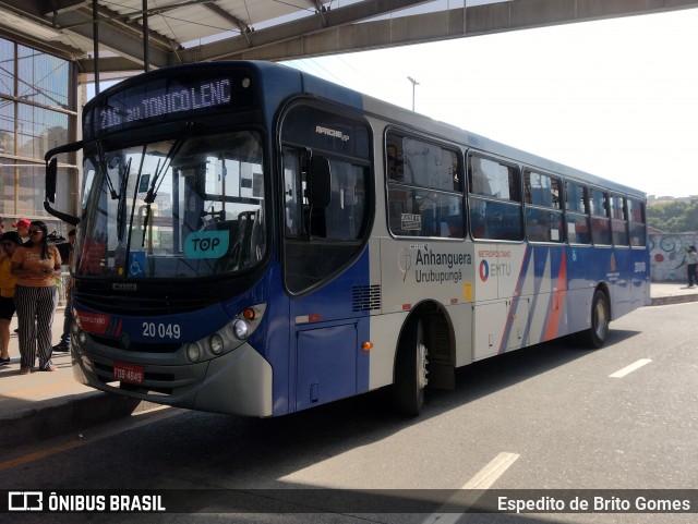 Auto Viação Urubupungá 20.049 na cidade de Franco da Rocha, São Paulo, Brasil, por Espedito de Brito Gomes. Número da foto: #12114525.