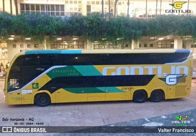 Empresa Gontijo de Transportes 23000 na cidade de Belo Horizonte, Minas Gerais, Brasil, por Valter Francisco. Número da foto: #12114223.