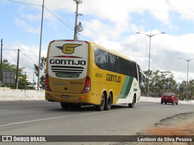 Empresa Gontijo de Transportes 18070 na cidade de Caruaru, Pernambuco, Brasil, por Lenilson da Silva Pessoa. Número da foto: #12116227.