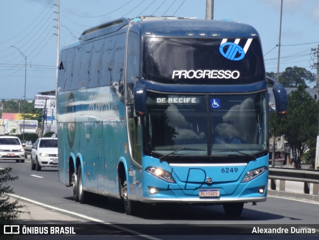 Auto Viação Progresso 6249 na cidade de Bayeux, Paraíba, Brasil, por Alexandre Dumas. Número da foto: #12115680.