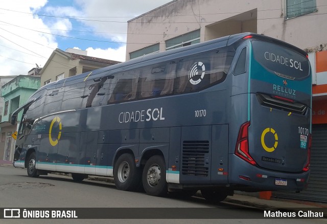 Viação Cidade Sol 10170 na cidade de Laje, Bahia, Brasil, por Matheus Calhau. Número da foto: #12114565.