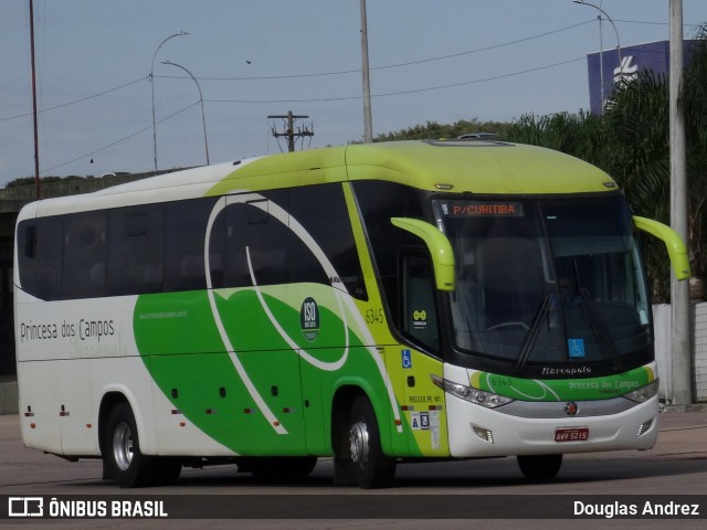 Expresso Princesa dos Campos 6345 na cidade de Curitiba, Paraná, Brasil, por Douglas Andrez. Número da foto: #12115875.