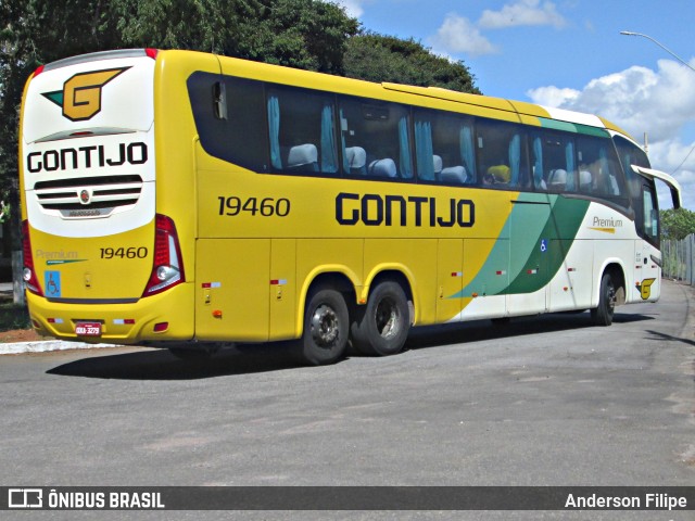 Empresa Gontijo de Transportes 19460 na cidade de Varginha, Minas Gerais, Brasil, por Anderson Filipe. Número da foto: #12116331.