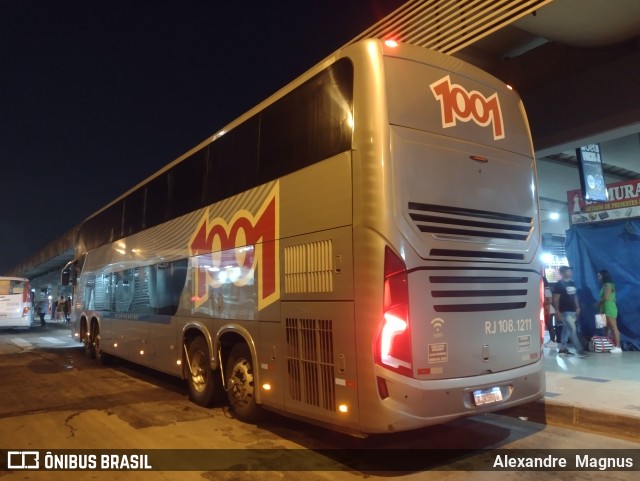 Auto Viação 1001 RJ 108.1211 na cidade de Rio de Janeiro, Rio de Janeiro, Brasil, por Alexandre  Magnus. Número da foto: #12116381.