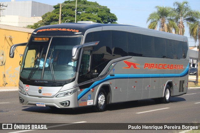 Viação Piracicabana 462302 na cidade de Bauru, São Paulo, Brasil, por Paulo Henrique Pereira Borges. Número da foto: #12114832.