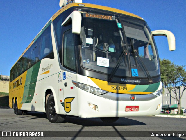 Empresa Gontijo de Transportes 19385 na cidade de Varginha, Minas Gerais, Brasil, por Anderson Filipe. Número da foto: #12116477.