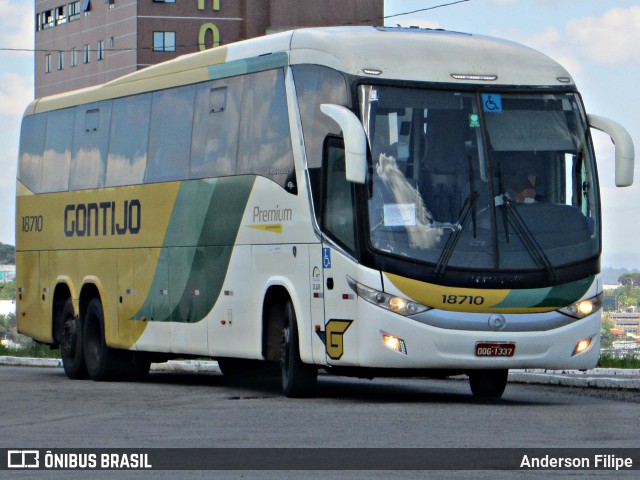 Empresa Gontijo de Transportes 18710 na cidade de Varginha, Minas Gerais, Brasil, por Anderson Filipe. Número da foto: #12116537.
