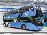 Alexander Dennis ENVIRO500EV na cidade de Farnborough, Hampshire, Inglaterra, por Fábio Takahashi Tanniguchi. Número da foto: #12115649.