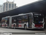 Viação Metrópole Paulista - Zona Sul 7 3016 na cidade de São Paulo, São Paulo, Brasil, por Bruno Kozeniauskas. Número da foto: #:id.