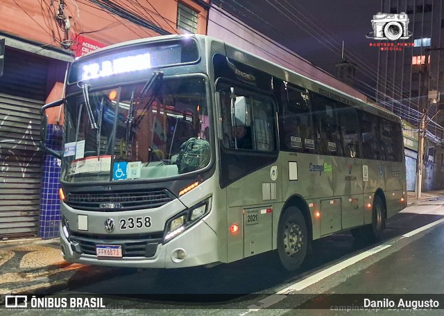 Expresso CampiBus 2358 na cidade de Campinas, São Paulo, Brasil, por Danilo Augusto. Número da foto: #12118975.