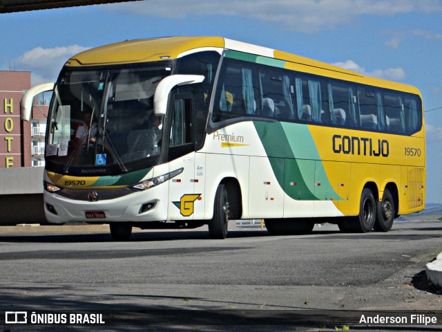 Empresa Gontijo de Transportes 19570 na cidade de Varginha, Minas Gerais, Brasil, por Anderson Filipe. Número da foto: #12116586.