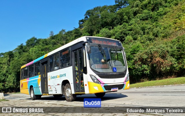 Viação Paraíso Verde 6F98 na cidade de Guapimirim, Rio de Janeiro, Brasil, por Eduardo  Marques Teixeira. Número da foto: #12116612.