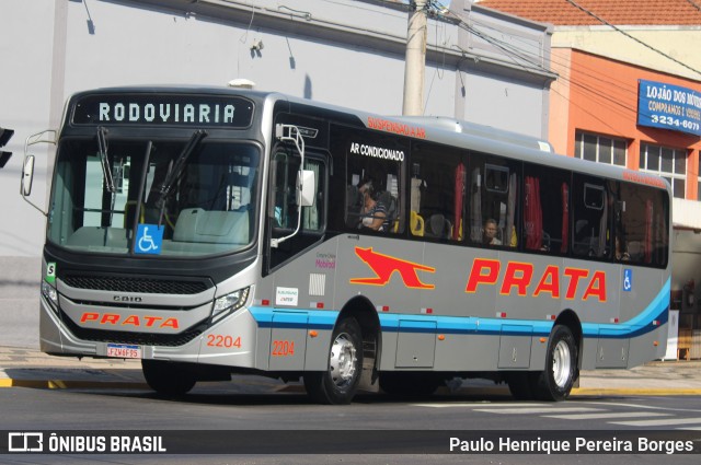Expresso de Prata 2204 na cidade de Bauru, São Paulo, Brasil, por Paulo Henrique Pereira Borges. Número da foto: #12117092.