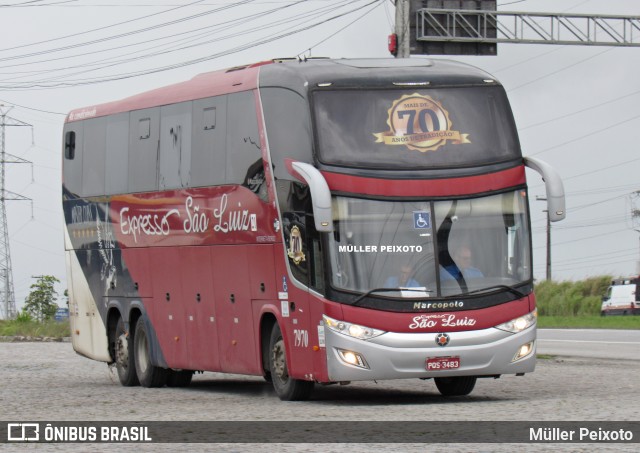 Expresso São Luiz 7970 na cidade de Rio Largo, Alagoas, Brasil, por Müller Peixoto. Número da foto: #12116705.