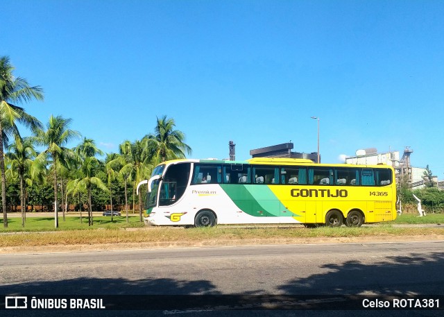 Empresa Gontijo de Transportes 14365 na cidade de Ipatinga, Minas Gerais, Brasil, por Celso ROTA381. Número da foto: #12116869.