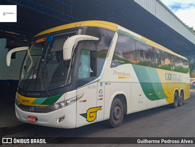 Empresa Gontijo de Transportes 19170 na cidade de Lambari, Minas Gerais, Brasil, por Guilherme Pedroso Alves. Número da foto: #12116750.