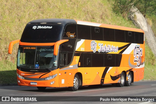ES Turismo Rio 5F51 na cidade de Piraí, Rio de Janeiro, Brasil, por Paulo Henrique Pereira Borges. Número da foto: #12117069.