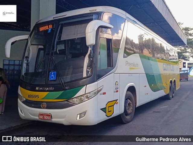 Empresa Gontijo de Transportes 18595 na cidade de Lambari, Minas Gerais, Brasil, por Guilherme Pedroso Alves. Número da foto: #12116787.