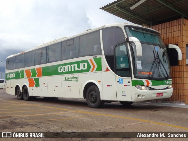 Empresa Gontijo de Transportes 14400 na cidade de Cascavel, Paraná, Brasil, por Alexandre M.  Sanches. Número da foto: #12117573.