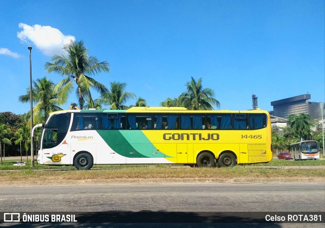 Empresa Gontijo de Transportes 14465 na cidade de Ipatinga, Minas Gerais, Brasil, por Celso ROTA381. Número da foto: #12116868.