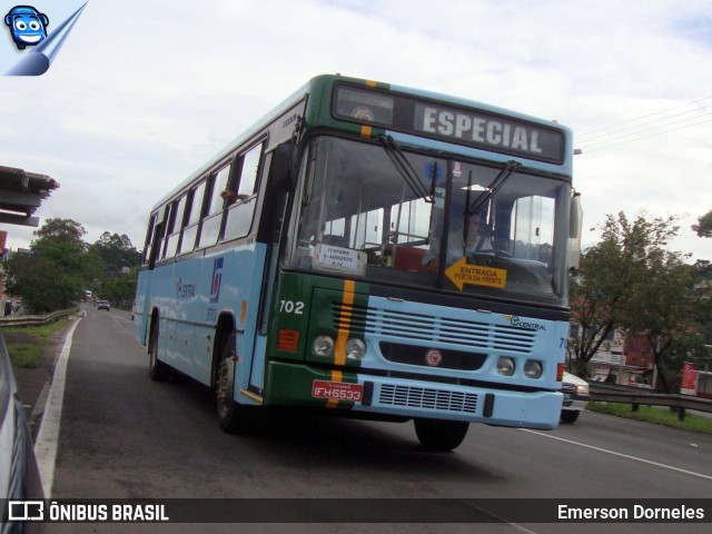 Central S.A. Transportes Rodoviários e Turismo 702 na cidade de Novo Hamburgo, Rio Grande do Sul, Brasil, por Emerson Dorneles. Número da foto: #12117369.