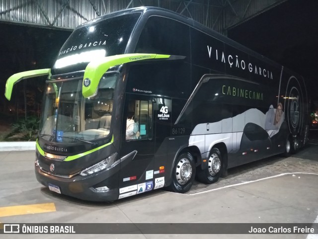 Viação Garcia 86129 na cidade de Bauru, São Paulo, Brasil, por Joao Carlos Freire. Número da foto: #12117801.