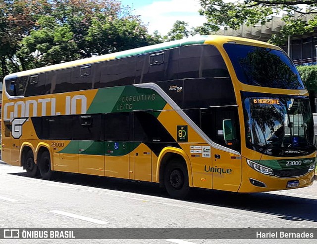 Empresa Gontijo de Transportes 23000 na cidade de Belo Horizonte, Minas Gerais, Brasil, por Hariel Bernades. Número da foto: #12116789.
