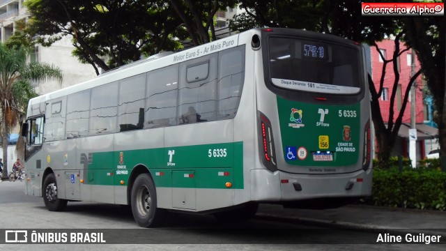 Transunião Transportes 5 6335 na cidade de São Paulo, São Paulo, Brasil, por Aline Guilger. Número da foto: #12118962.