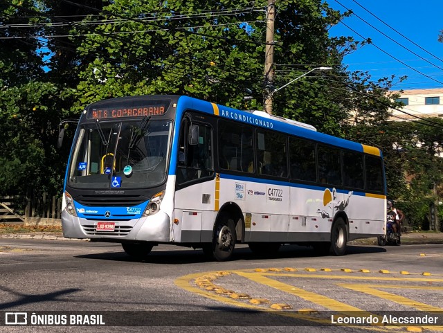 Viação Redentor C47722 na cidade de Rio de Janeiro, Rio de Janeiro, Brasil, por Leonardo Alecsander. Número da foto: #12118628.