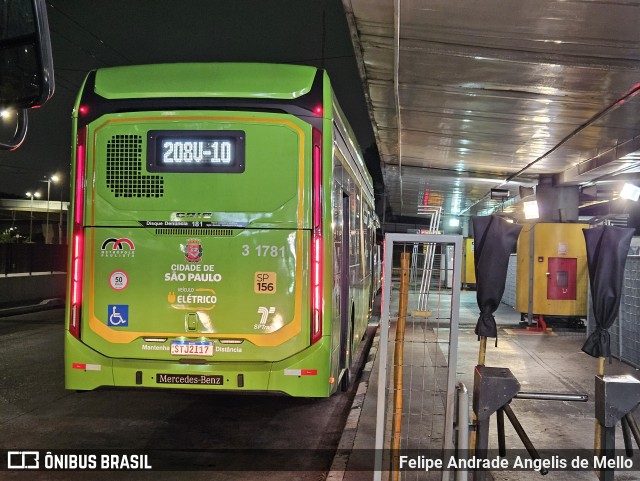Viação Metrópole Paulista - Zona Leste 3 1781 na cidade de São Paulo, São Paulo, Brasil, por Felipe Andrade Angelis de Mello. Número da foto: #12117187.