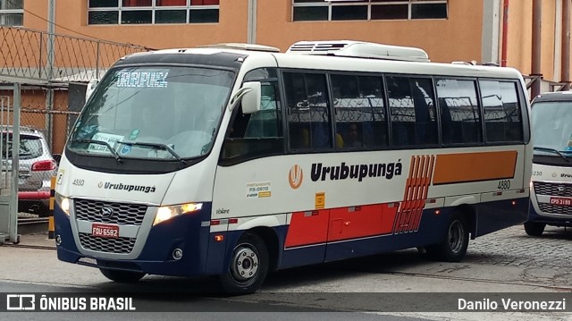 Auto Viação Urubupungá 4880 na cidade de São Paulo, São Paulo, Brasil, por Danilo Veronezzi. Número da foto: #12116827.