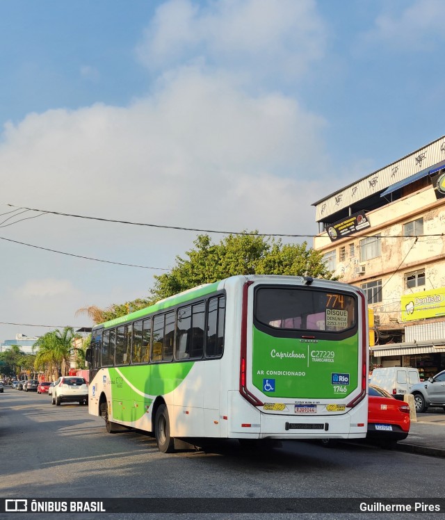 Caprichosa Auto Ônibus C27229 na cidade de Rio de Janeiro, Rio de Janeiro, Brasil, por Guilherme Pires. Número da foto: #12117910.