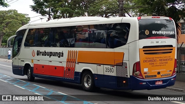 Auto Viação Urubupungá 3580 na cidade de São Paulo, São Paulo, Brasil, por Danilo Veronezzi. Número da foto: #12116838.