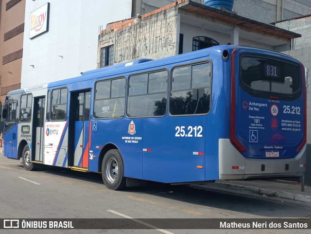 Del Rey Transportes 25.212 na cidade de Carapicuíba, São Paulo, Brasil, por Matheus Neri dos Santos. Número da foto: #12119447.