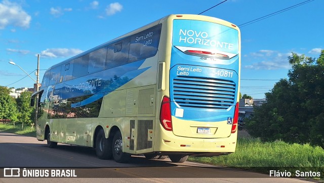 Viação Novo Horizonte 540811 na cidade de Barra da Estiva, Bahia, Brasil, por Flávio  Santos. Número da foto: #12119225.