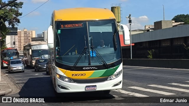 Empresa Gontijo de Transportes 19690 na cidade de Belo Horizonte, Minas Gerais, Brasil, por Edmar Junio. Número da foto: #12121632.