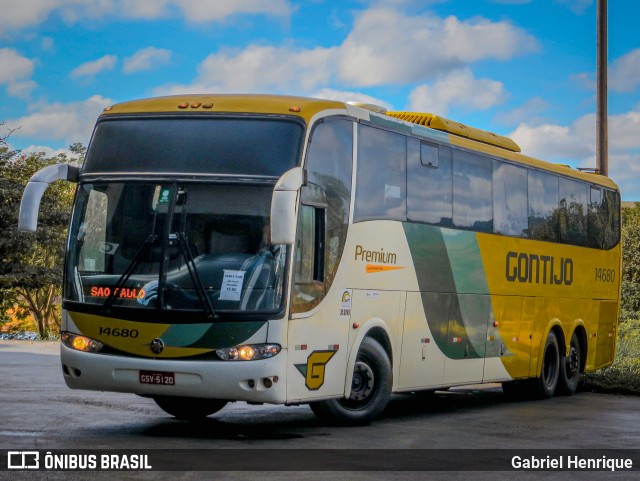 Empresa Gontijo de Transportes 14680 na cidade de Montes Claros, Minas Gerais, Brasil, por Gabriel Henrique. Número da foto: #12120414.
