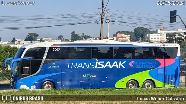 Trans Isaak Turismo 2065 na cidade de Curitiba, Paraná, Brasil, por Lucas Weber Calizario. Número da foto: #12120744.