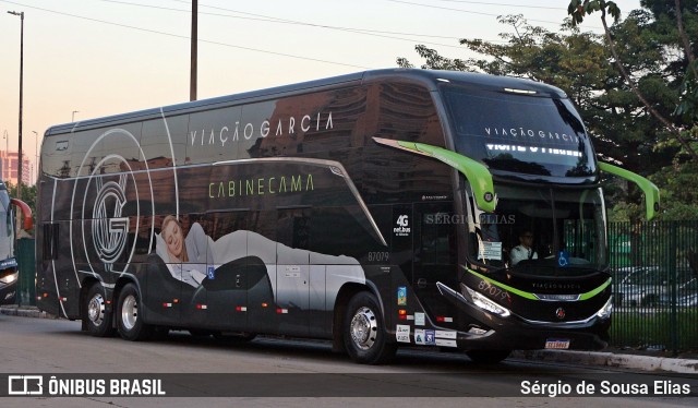 Viação Garcia 87079 na cidade de São Paulo, São Paulo, Brasil, por Sérgio de Sousa Elias. Número da foto: #12121205.