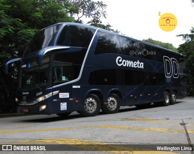 Viação Cometa 17000 na cidade de São Paulo, São Paulo, Brasil, por Wellington Lima. Número da foto: #12120712.
