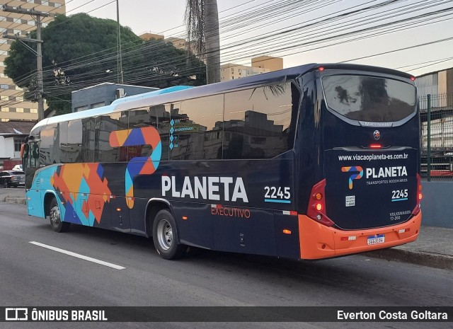 Planeta Transportes Rodoviários 2245 na cidade de Cariacica, Espírito Santo, Brasil, por Everton Costa Goltara. Número da foto: #12119464.