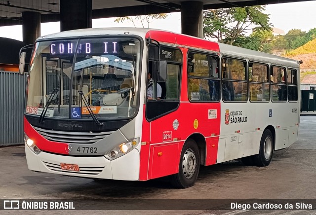 Pêssego Transportes 4 7762 na cidade de São Paulo, São Paulo, Brasil, por Diego Cardoso da Silva. Número da foto: #12119779.