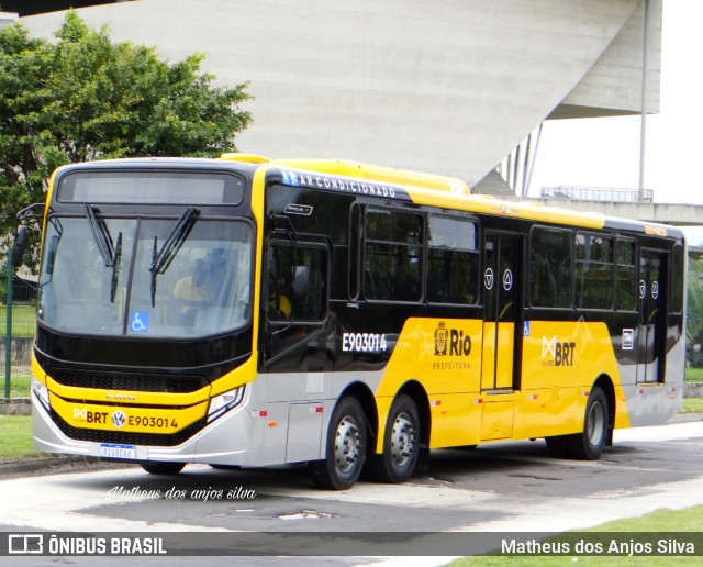 Mobi Rio E903014 na cidade de Rio de Janeiro, Rio de Janeiro, Brasil, por Matheus dos Anjos Silva. Número da foto: #12120416.