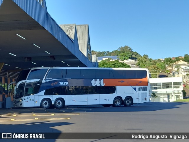 TTL Transporte Turismo 1020 na cidade de Pato Branco, Paraná, Brasil, por Rodrigo Augusto  Vignaga. Número da foto: #12120606.