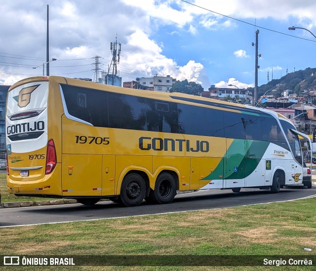 Empresa Gontijo de Transportes 19705 na cidade de Vitória, Espírito Santo, Brasil, por Sergio Corrêa. Número da foto: #12119329.