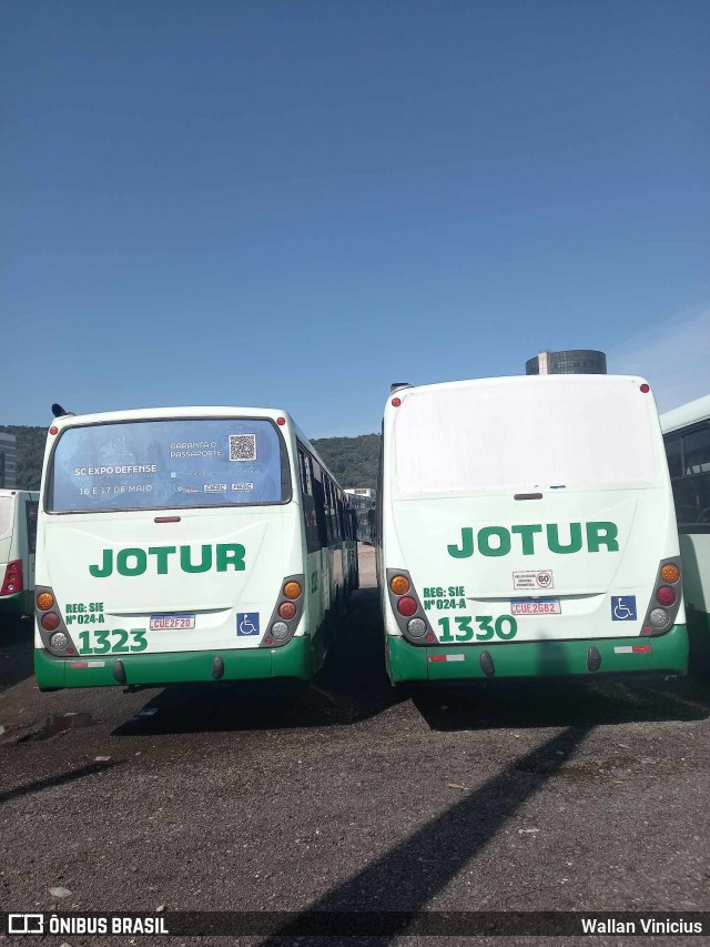Jotur - Auto Ônibus e Turismo Josefense 1323 na cidade de Florianópolis, Santa Catarina, Brasil, por Wallan Vinicius. Número da foto: #12120810.